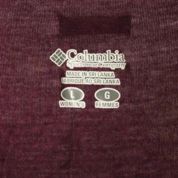 Columbia Athletic semi sheer early 2000s top size L - Picture 2 of 4